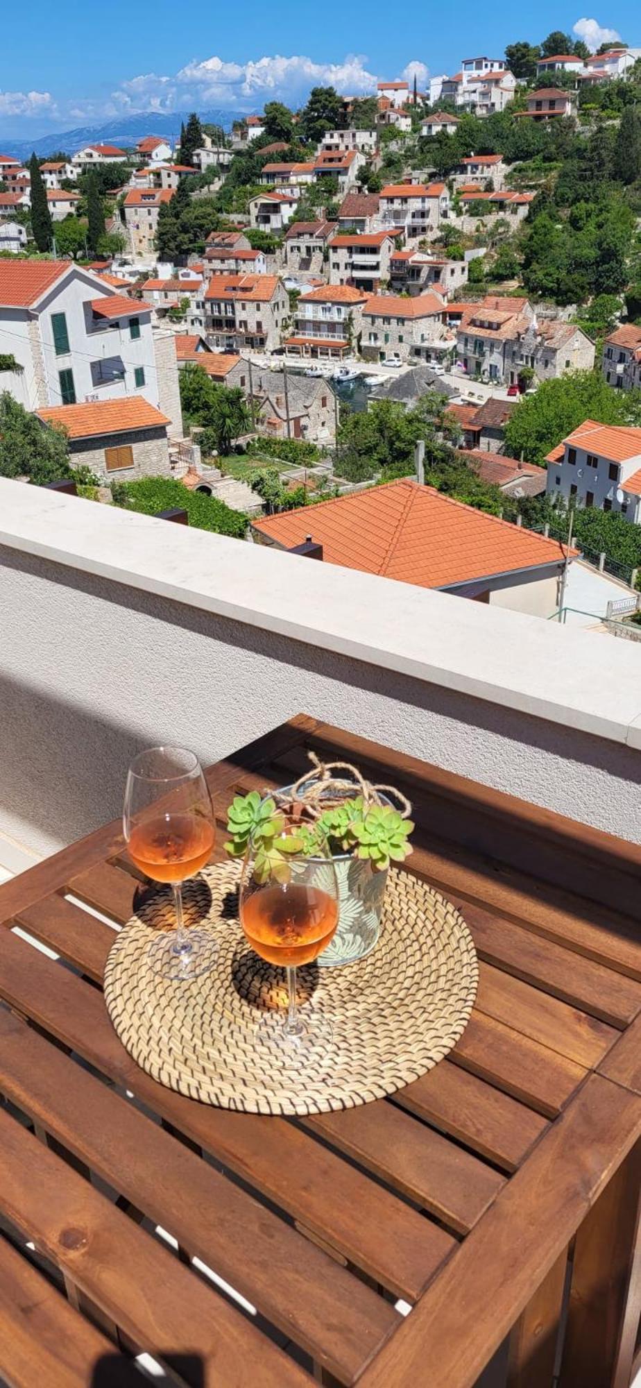 New Apartment With Panoramic View Стоморска Экстерьер фото